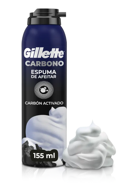 Espuma para afeitar Gillette Carbono