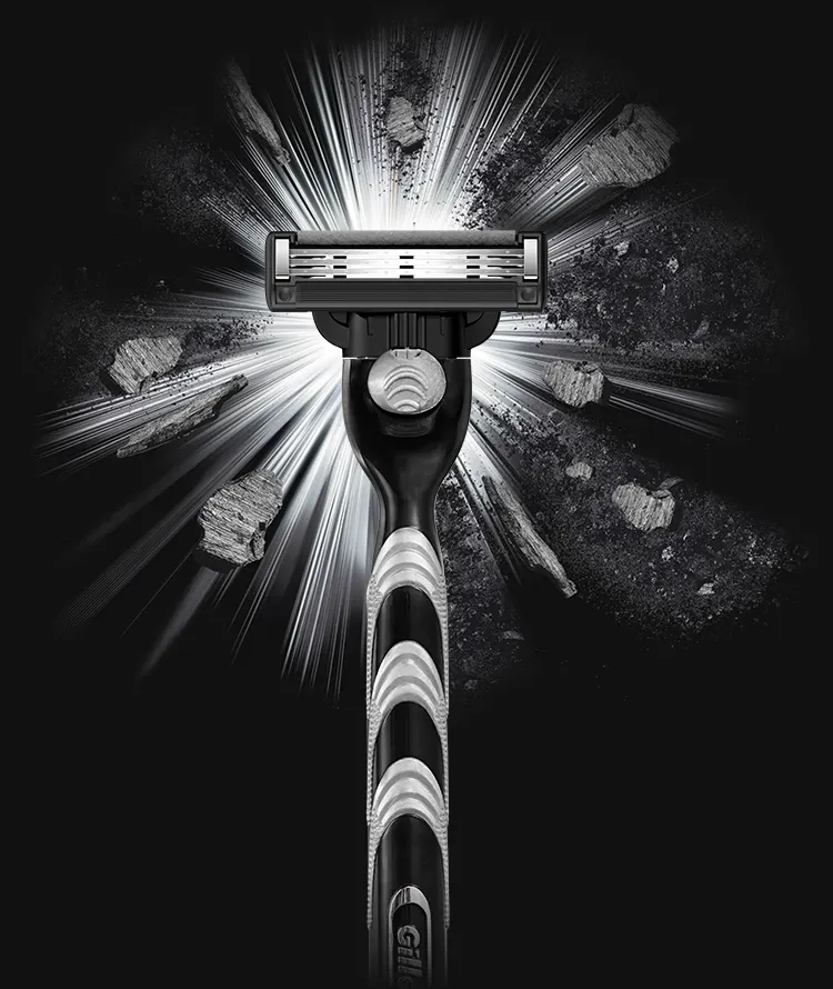 Aparelho Gillette MACH3 Carbono