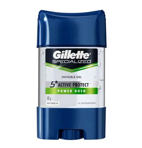 Gel Invisible Antitranspirante Gillette Power Rush