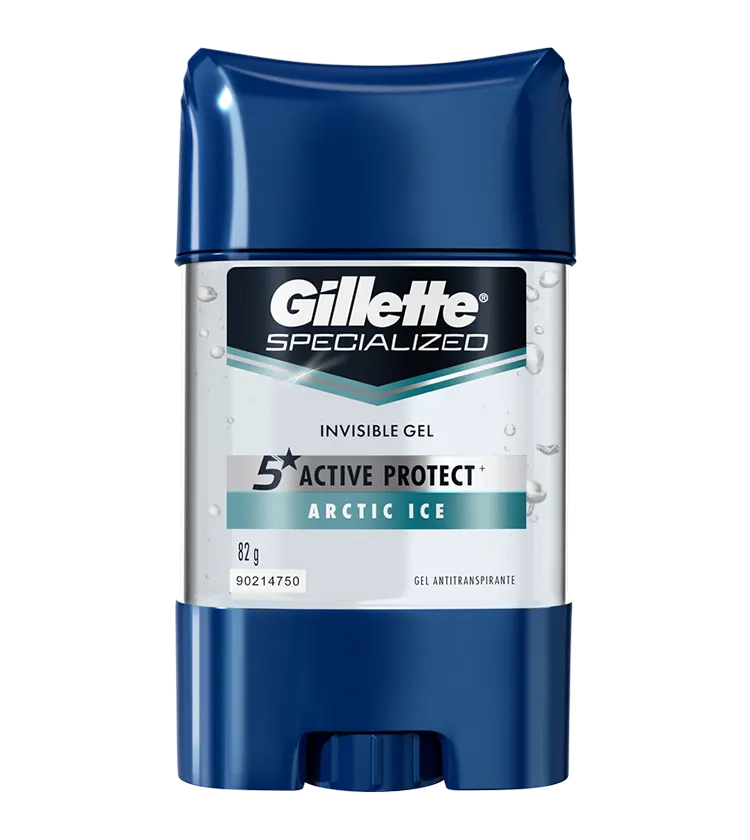 Gel Invisible Antitranspirante Gillette Arctic Ice