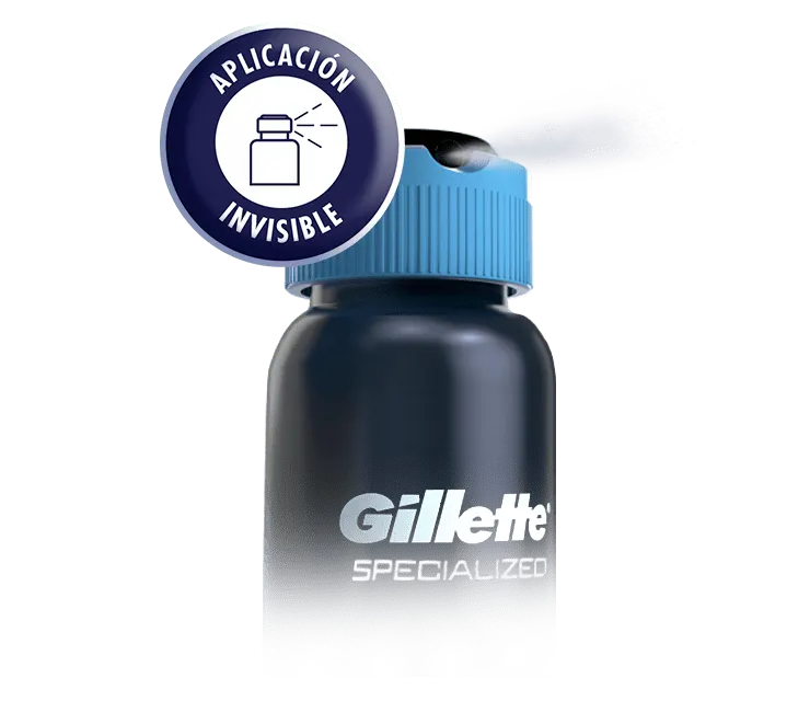 Spray Antitranspirante en Aerosol para hombre de Gillette con aplicación invisible