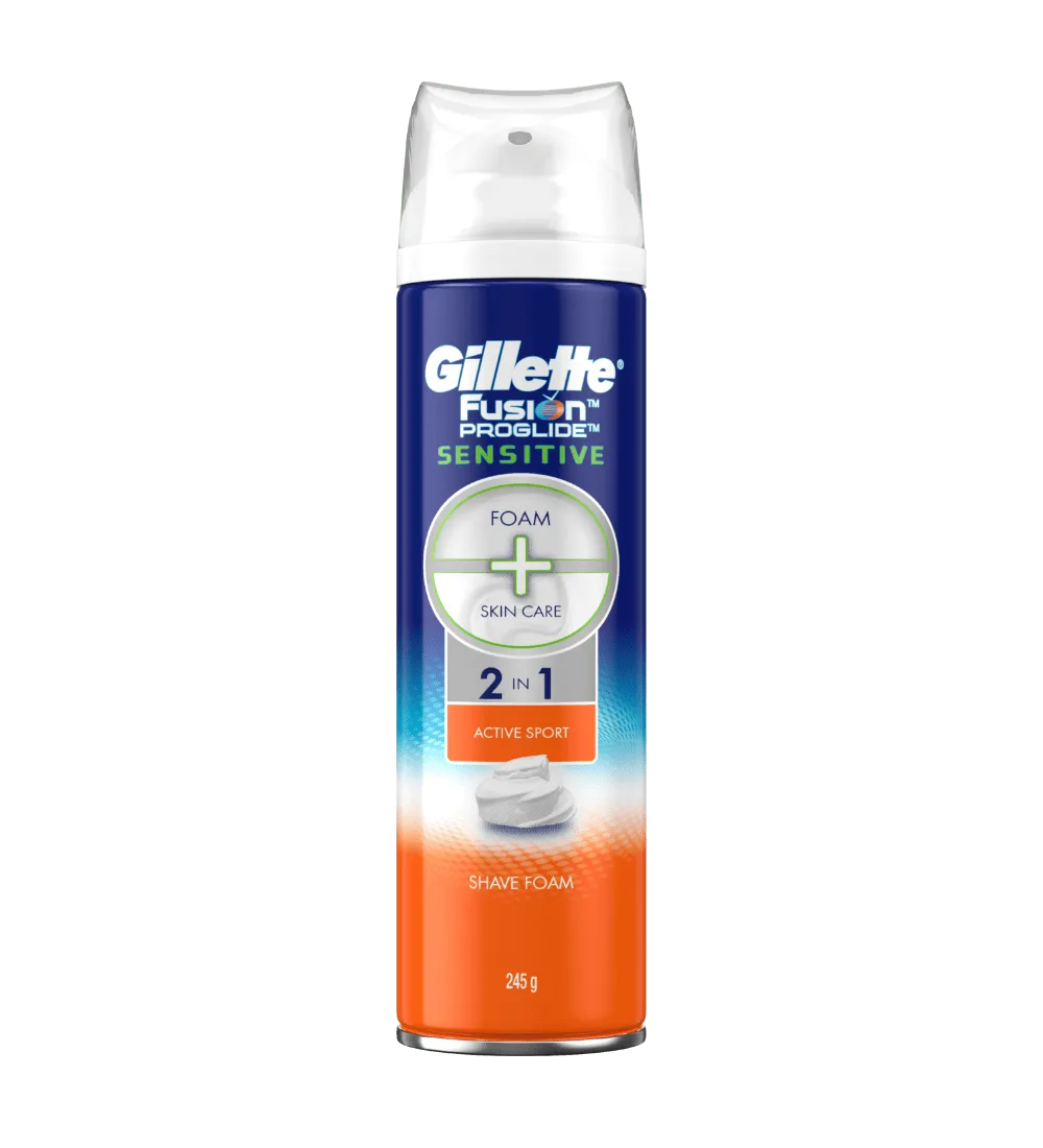 吉列 Fusion ProGlide 敏感剃須泡沫