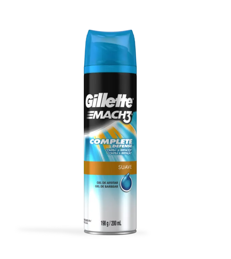 Gillette Mach3 Complete Defense Extra Comfort Gel Para Afeitar - Hero image