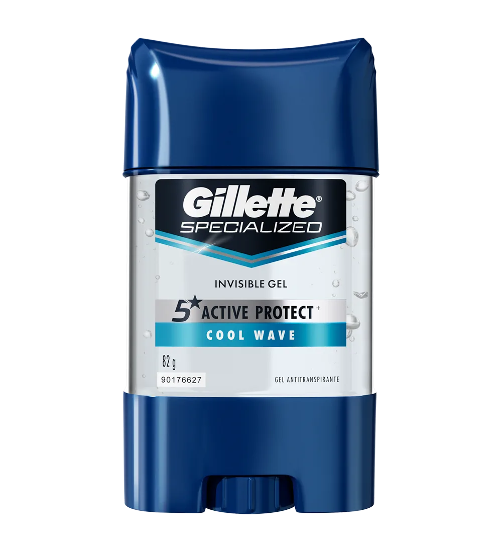 Desodorante Antitranspirante Gillette Invisible Gel Cool Wave - 82g