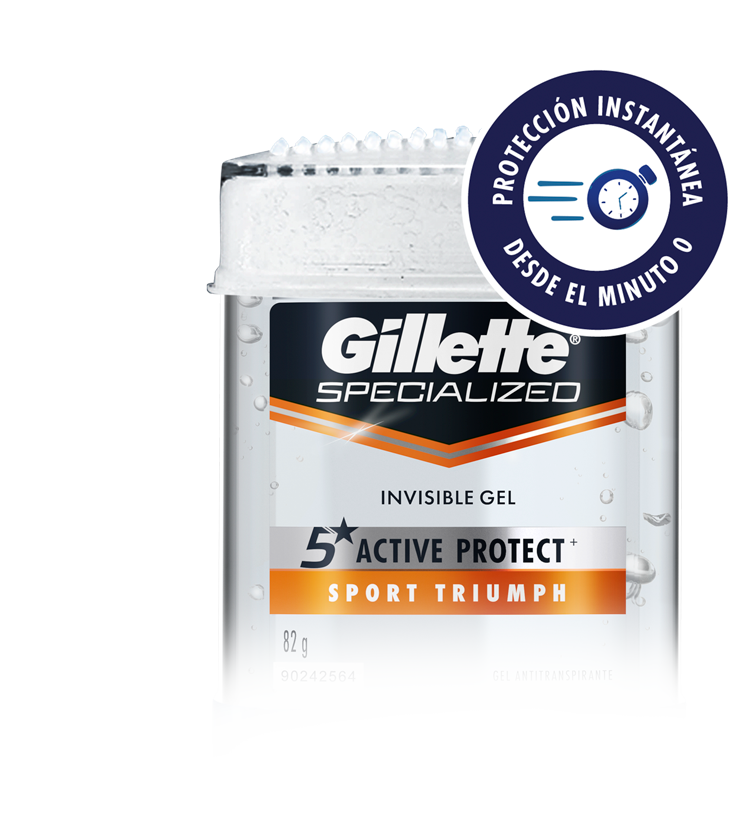 Gel Invisible Antitranspirante Specialized Sport Triumph para Hombre