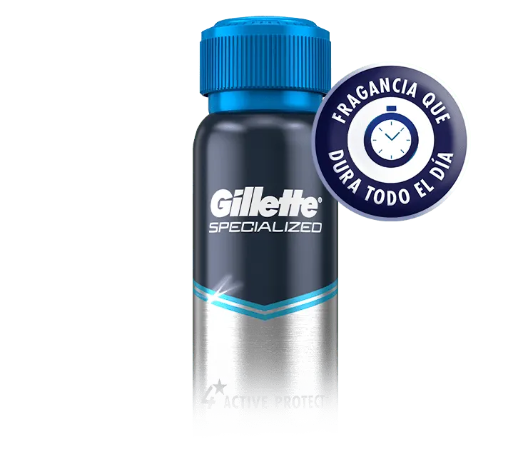 Spray Antitranspirante en Aerosol para hombre de Gillette con fragancia que dura todo el día