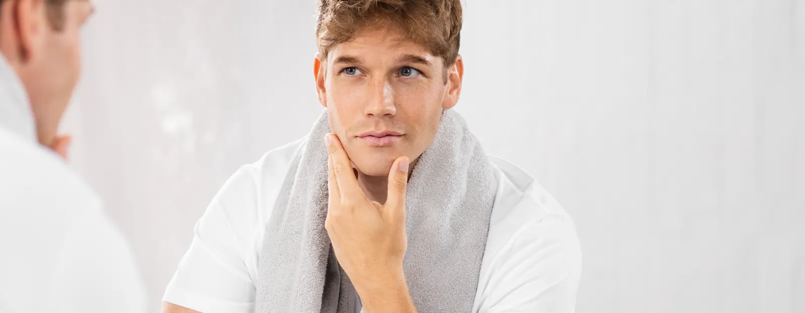Um homem depois de usar King C. Gillette Style Master