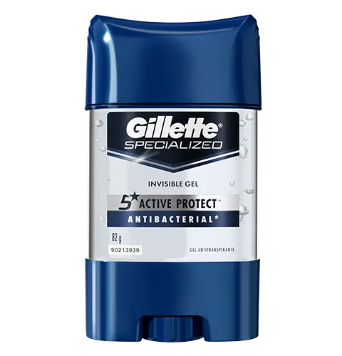 Gel Invisible Antitranspirante Gillette Antibacterial