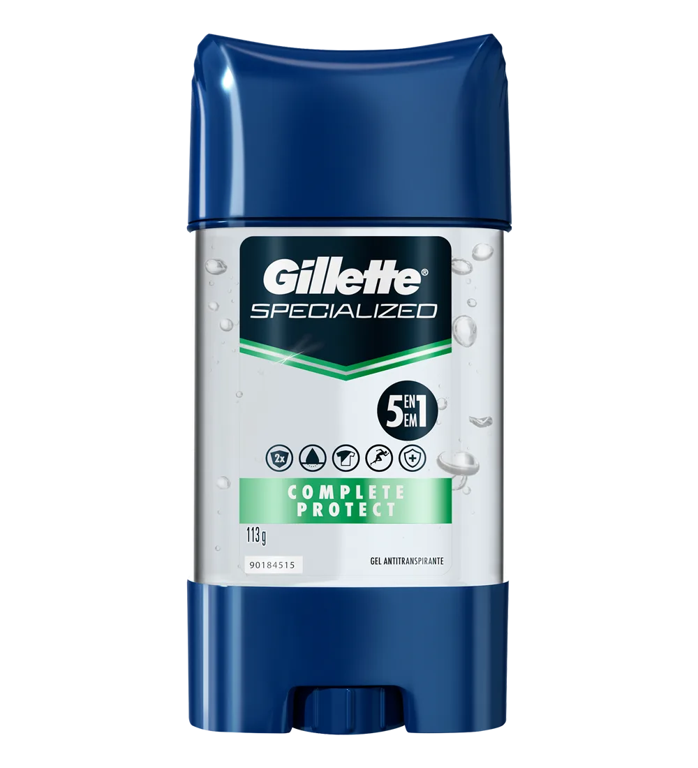 Gel Invisible Antitranspirante Gillette Complete Protect 5 en 1
