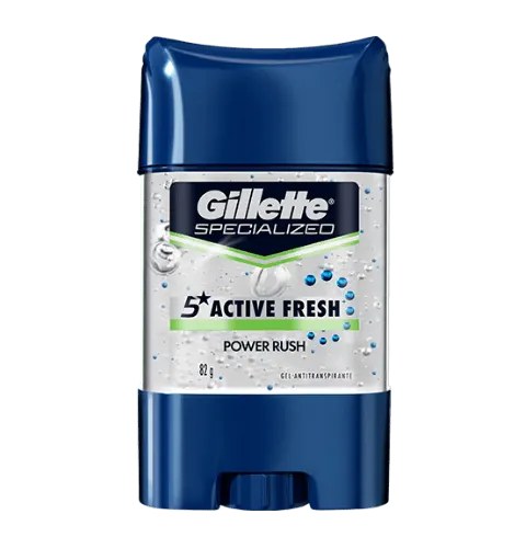 Gel antitranspirante Gillette Active Fresh Power Rush
