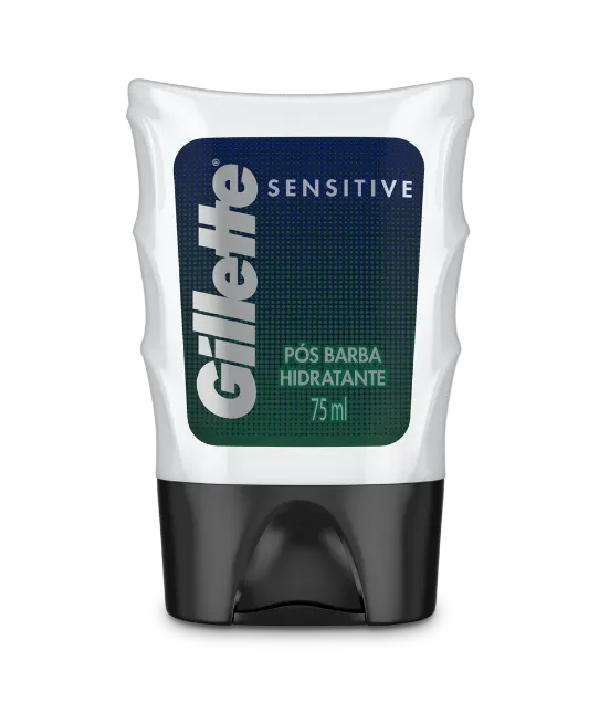 Cartão de produto ADP de Pós Barba hidratante Gillette Sensitive