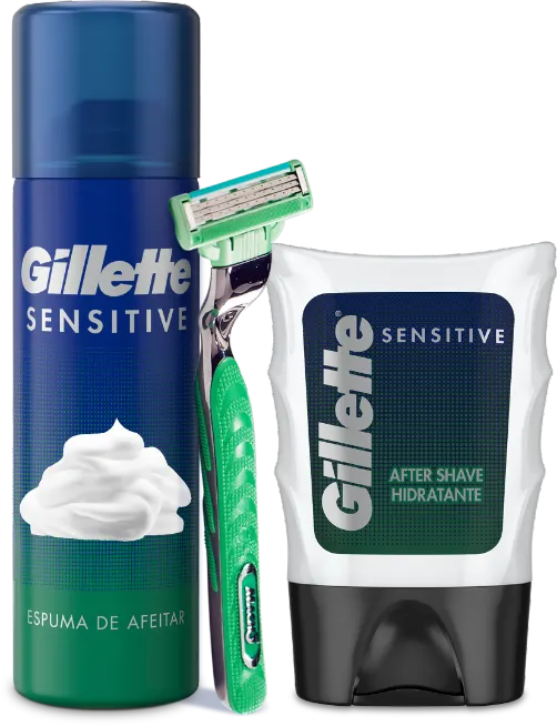 Rutina de afeitado Gillette Sensitive