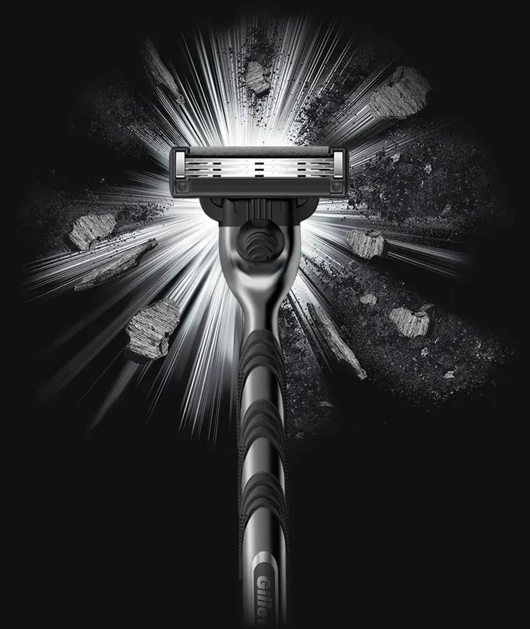 Rastrillo Gillette MACH3 Carbono