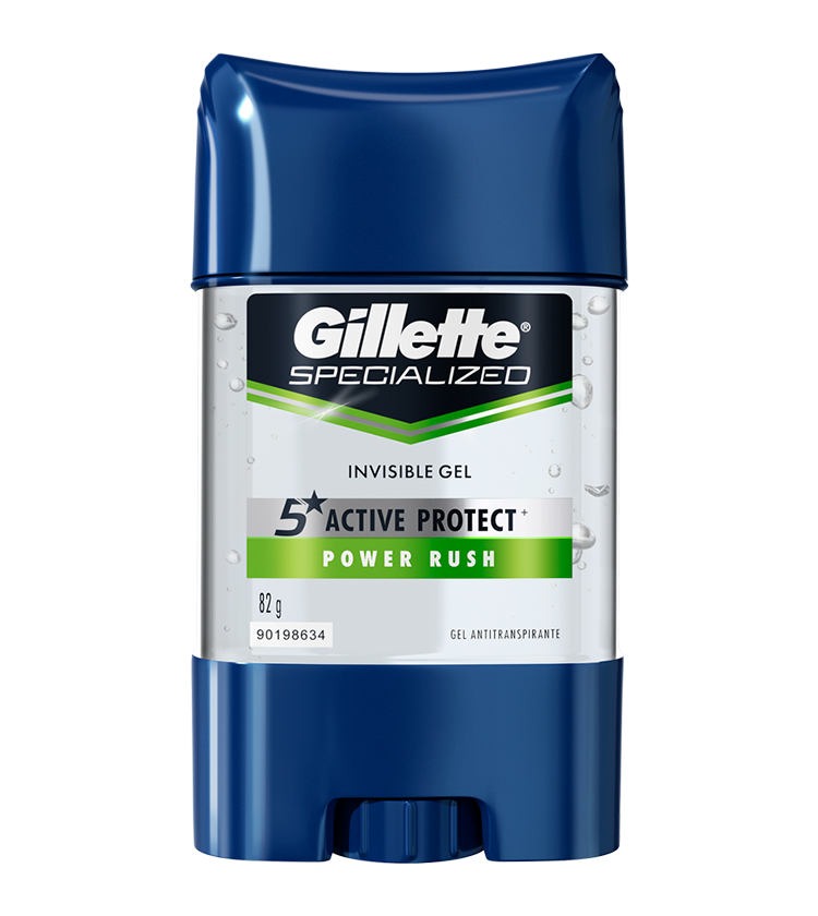 Farmacias del Ahorro, Gel Invisible Antitranspirante Gillette Specialized  Power Rush 82 g