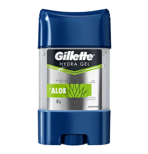 Cartão de produto ADP de Hydra Gel Antitranspirante Gillette<sup>®</sup> Aloe