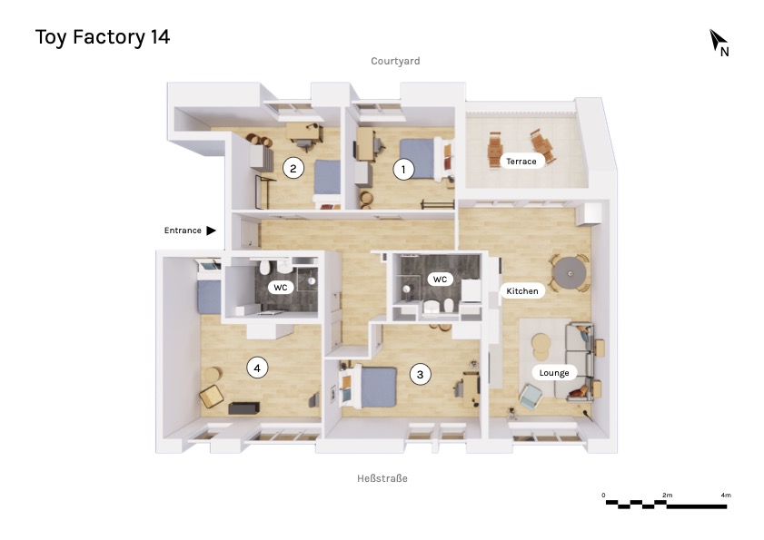 Apartment floor plan