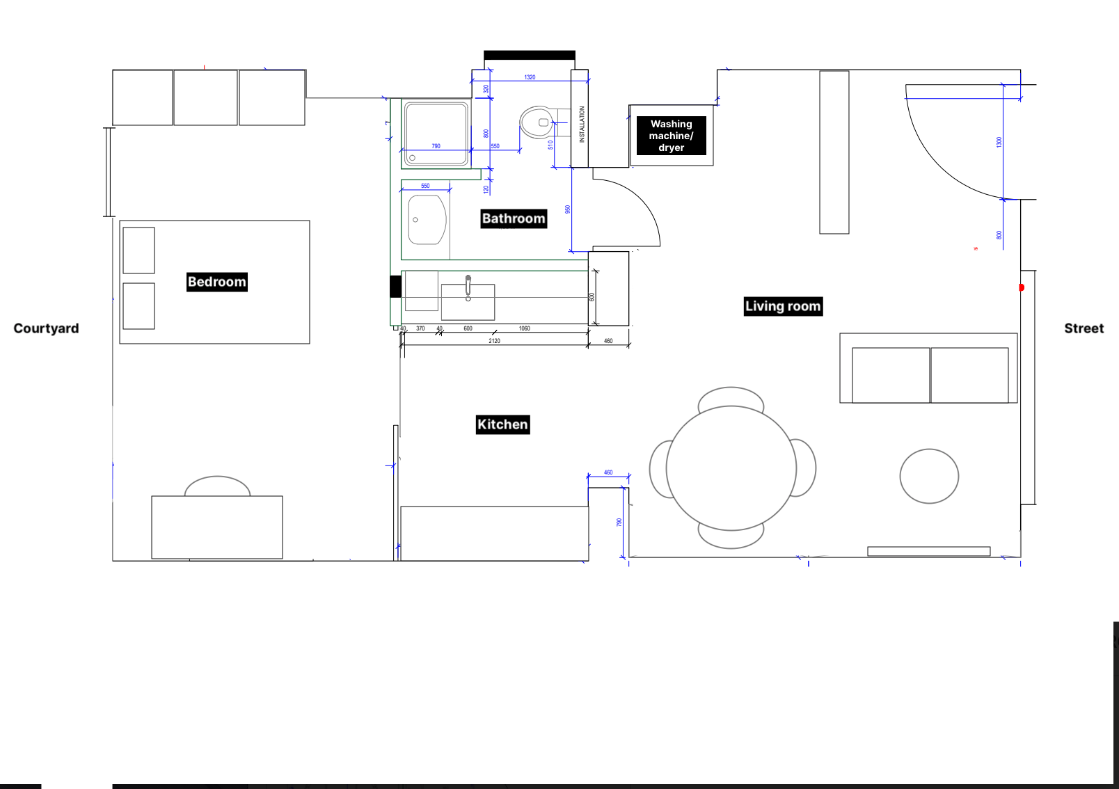 Apartment floor plan