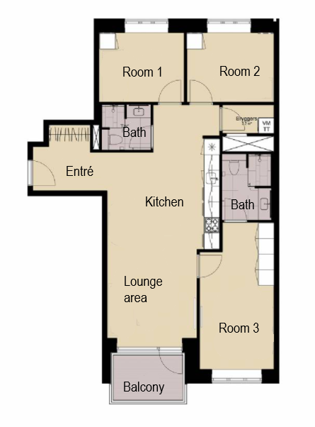 Apartment floor plan