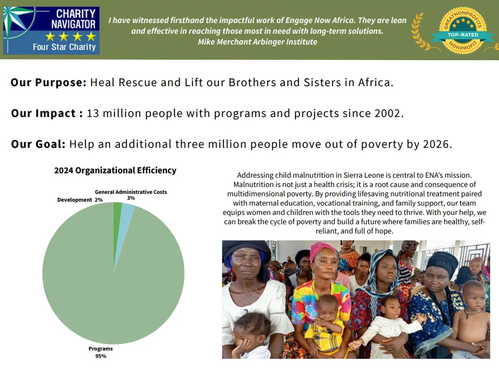 Sunrider’s Partnership with Engage Now Africa (ENA) Supports Vital Malnutrition Program 2