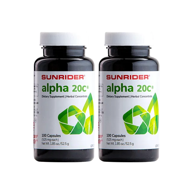 Alpha 20C® 100 Capsules Bundle of 2