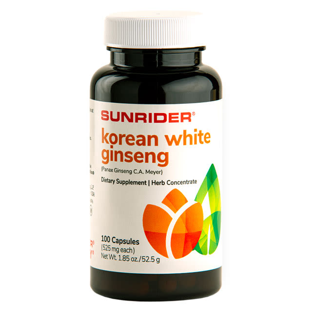 Korean White Ginseng 100 Capsules 525 Mg Each Capsule