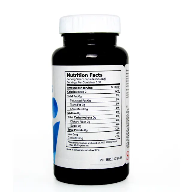 2203125 - Sunfit Caps - Capsule - Nutrition Facts
