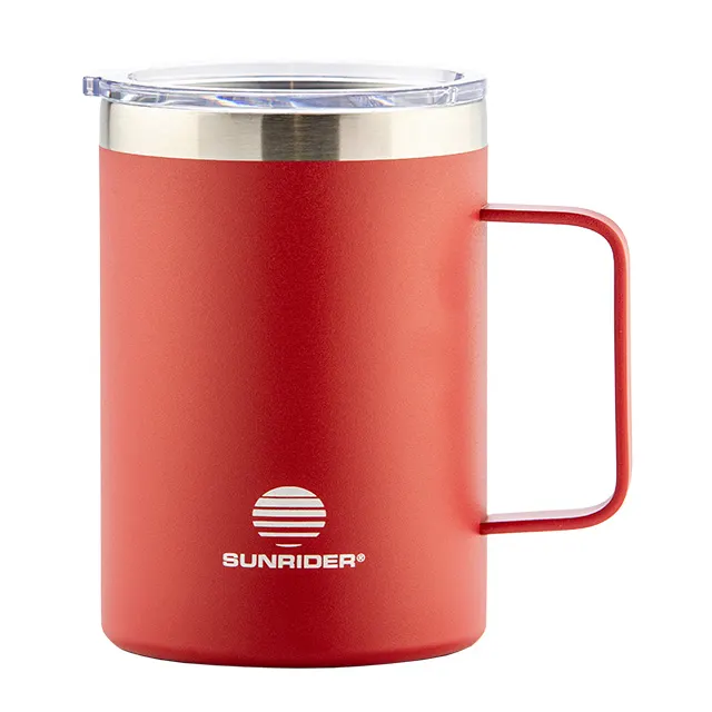 0215200 - Red stainless steel Mug  (back)
