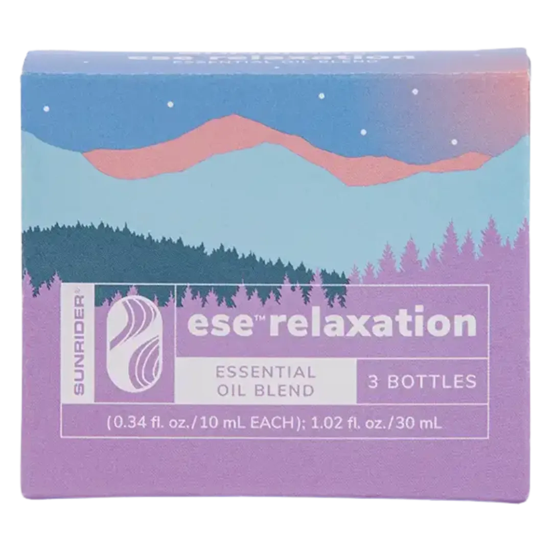 Ese舒緩油照片-1．外盒正面