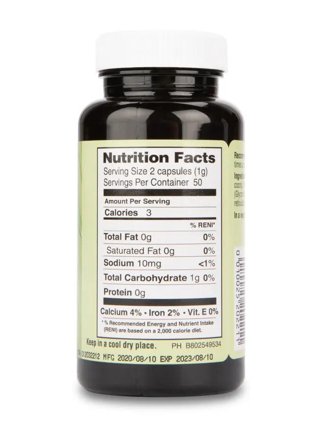 2022125 - Assimilaid - Capsule - Nutrition Facts