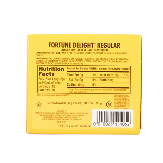 1510525 - Fortune Delight Original - Powder - Back