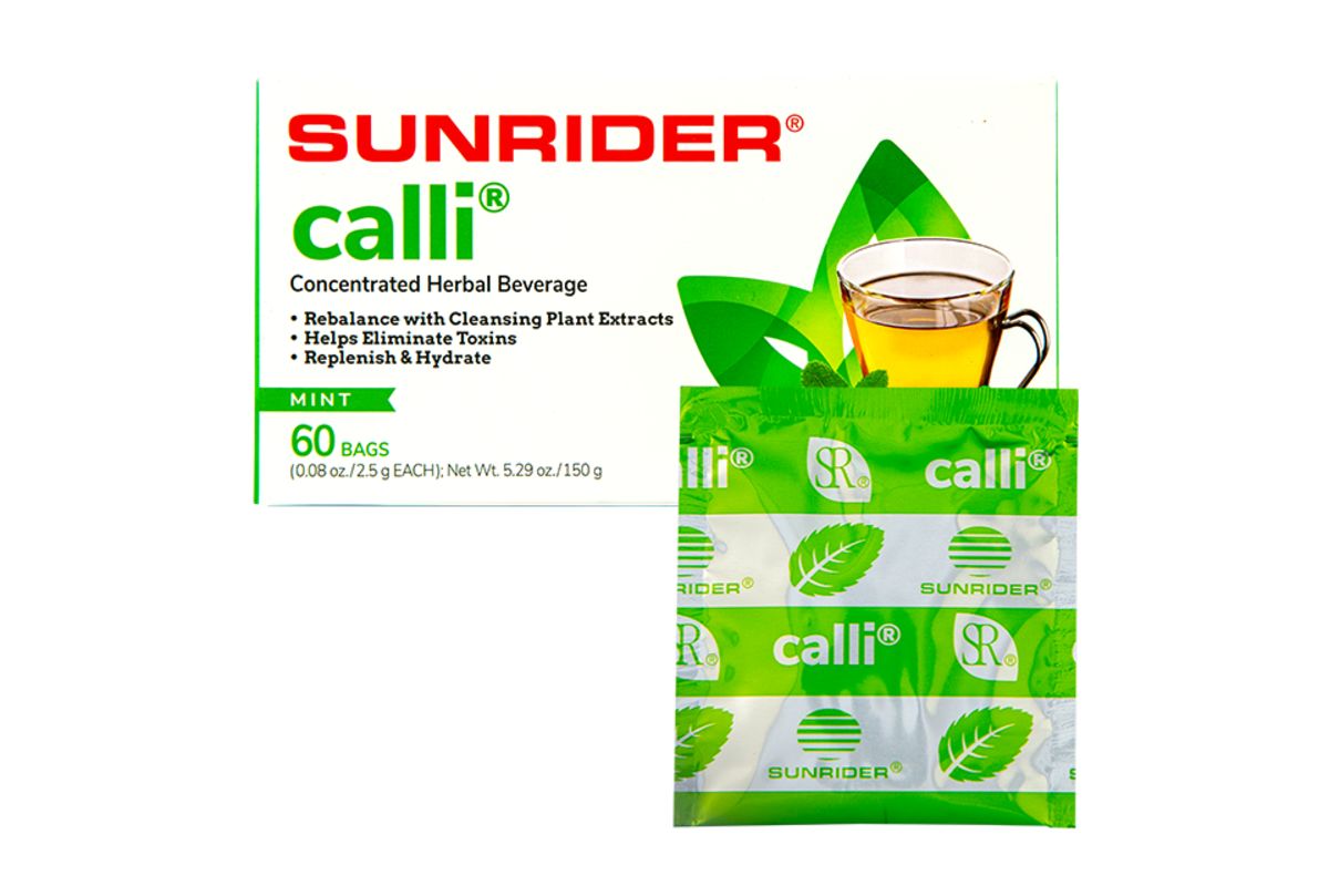 Compact Calli Calli® | Calli® Mint 60 Bags (0.08 oz./2.5 g each bag) | Sunrider