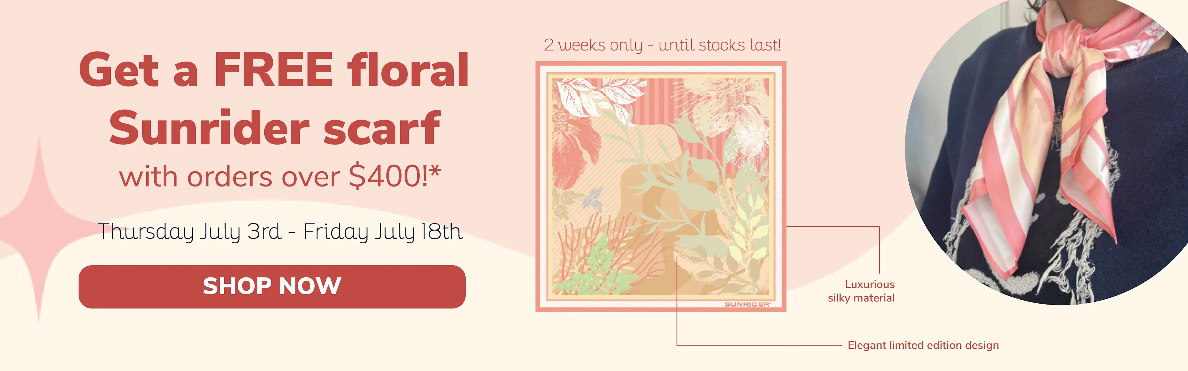 [AU] Floral Scarf Promotion 2025