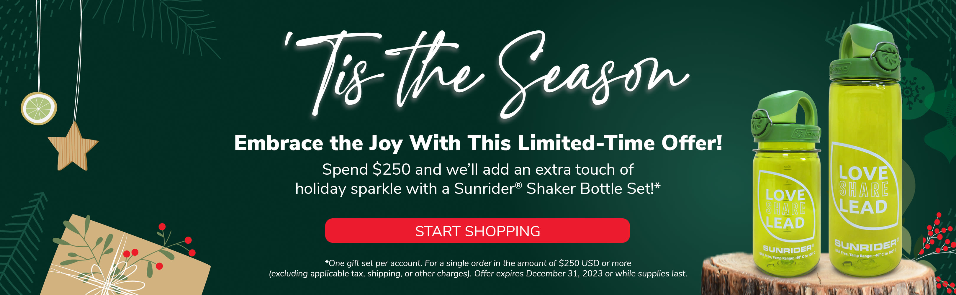 Shaker Bottle Set Of 2, By Sunrider