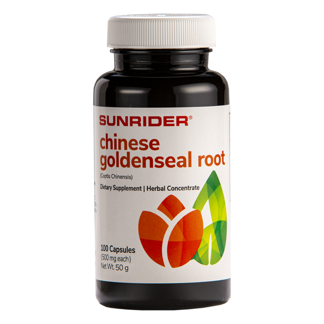Chinese Goldenseal Root | 100 Capsules (500 mg each capsule) | Sunrider