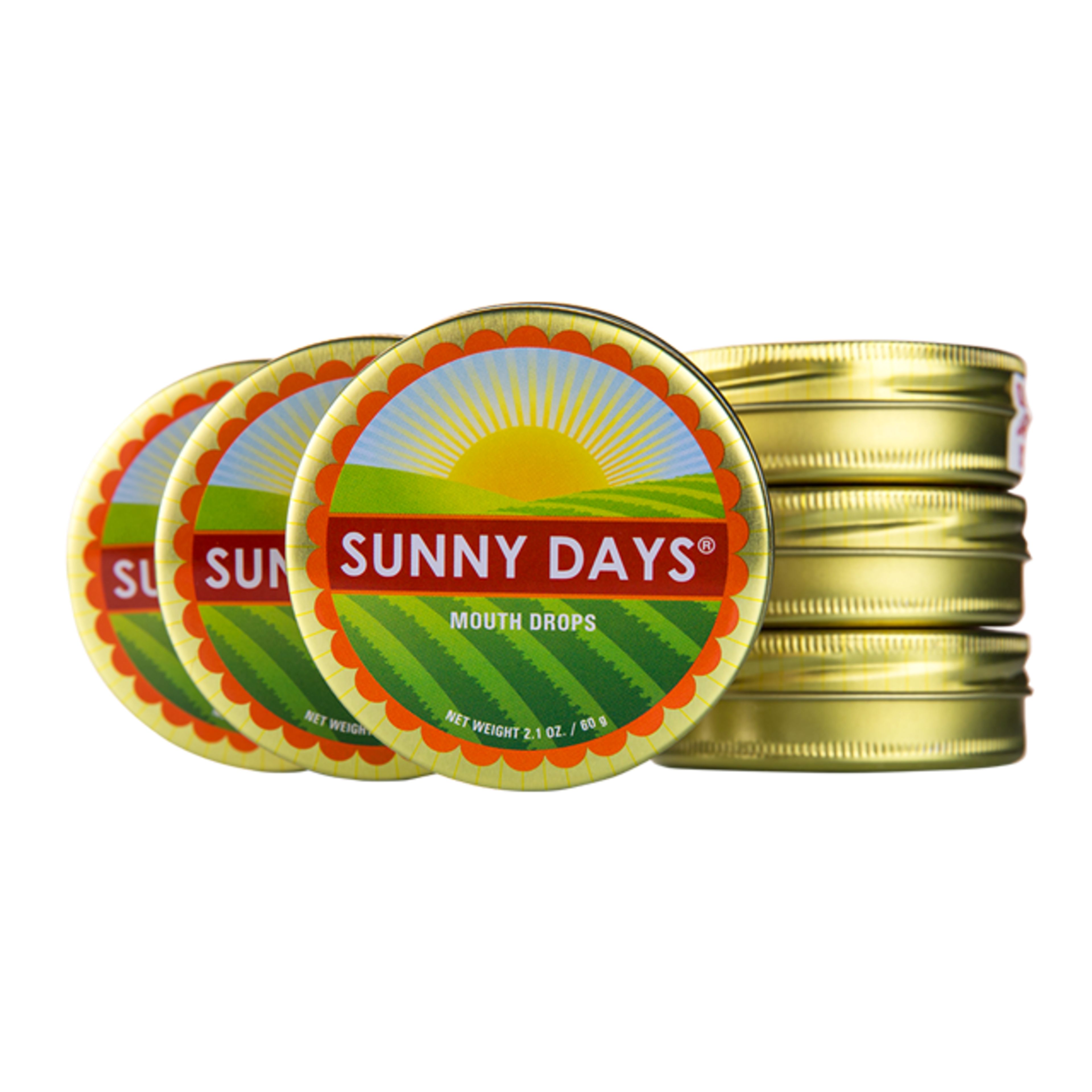Sunny Days® 6 Tins (2.1 oz./60 g each tin)   