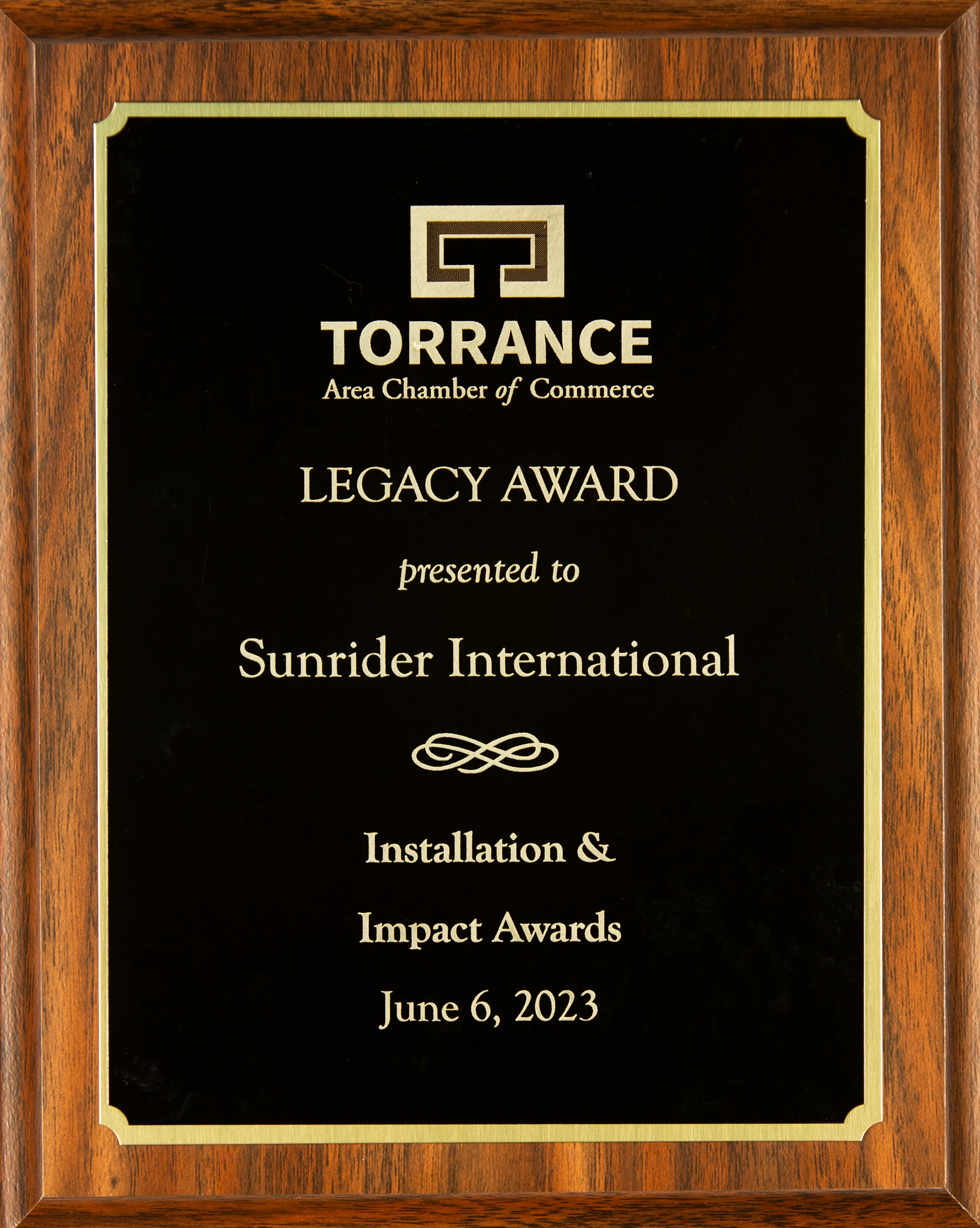 2023 06 06 Torrance Chamber of Commerce Legacy Award