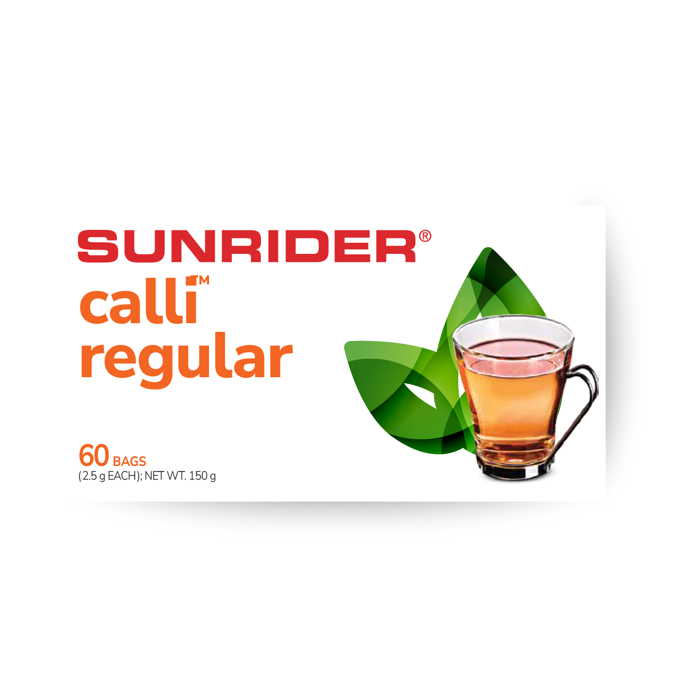 Calli® | Regular 60 Bags (0.08 oz./2.5 g each bag) | Sunrider