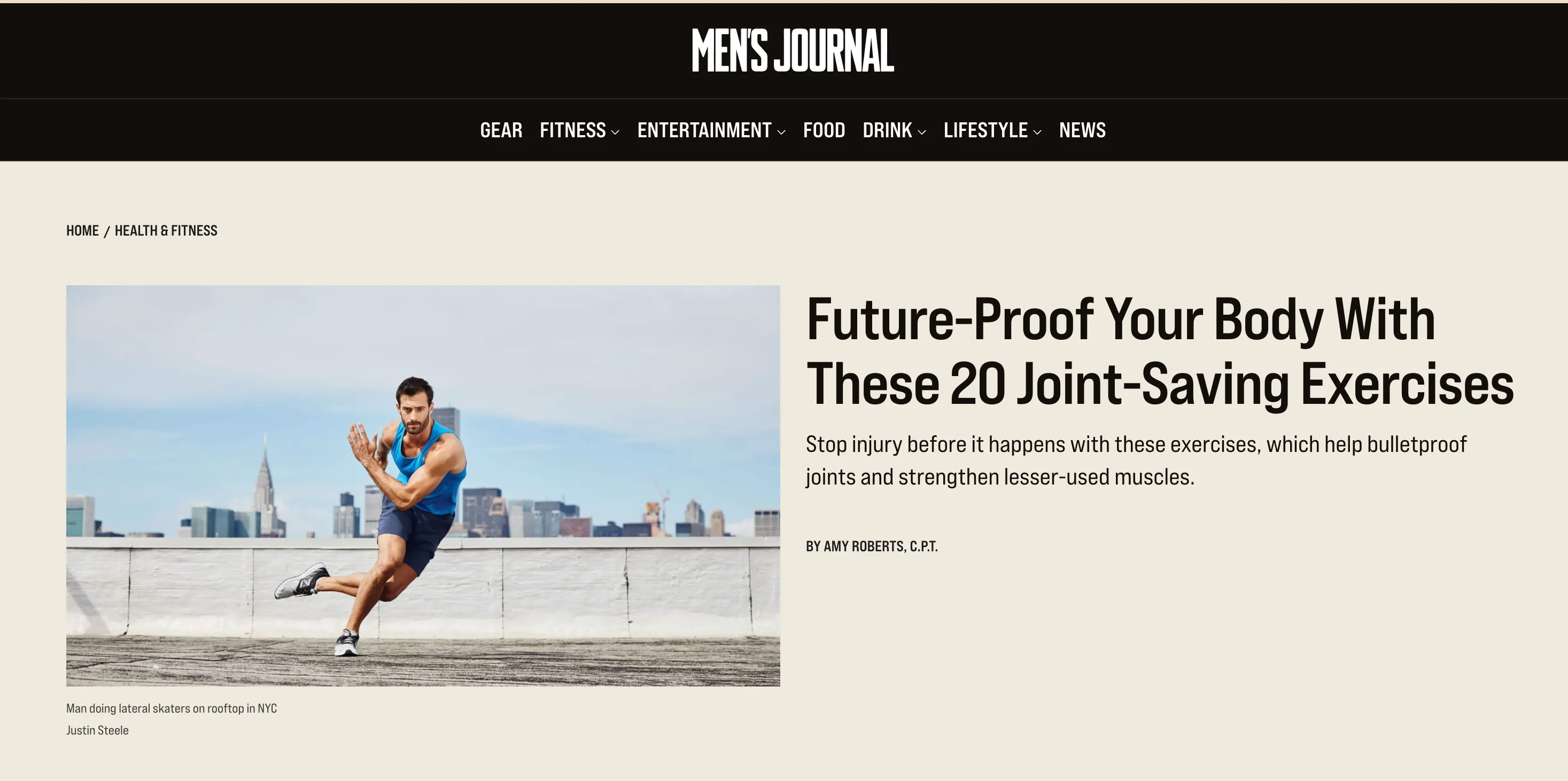 Dr. Reuben Chen Featured in Men’s Journal: Expert Tips on Protecting Joint Health