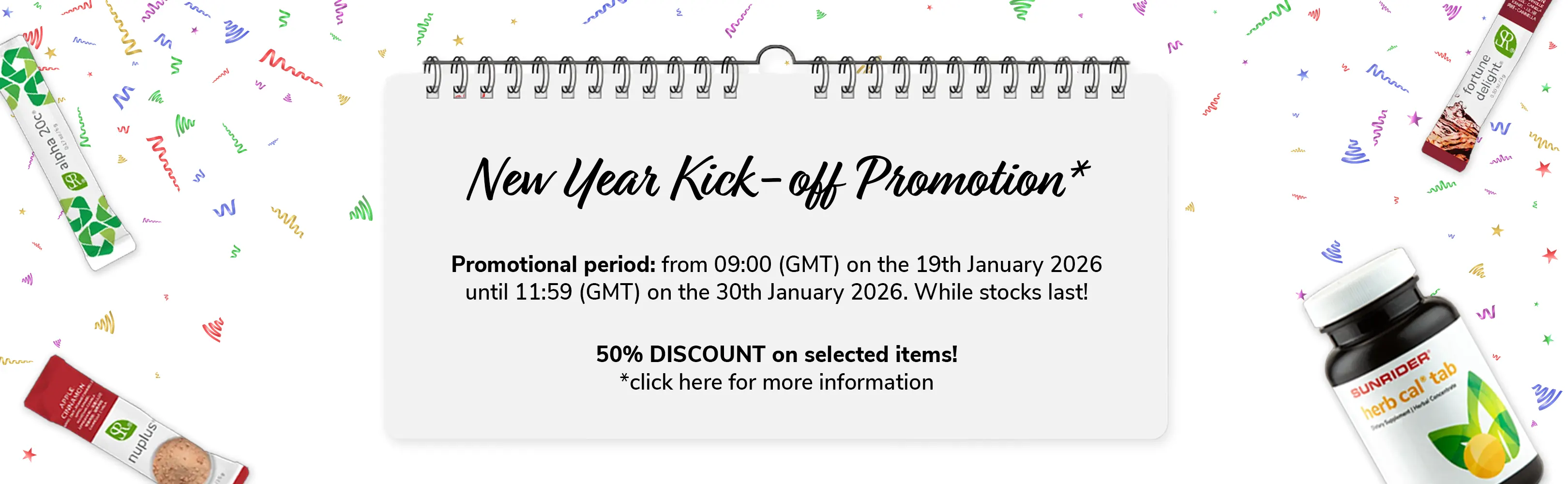 New Year Kick-Off web banner