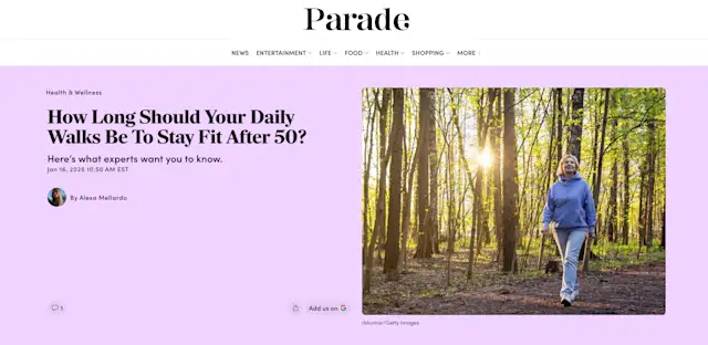 Dr. Reuben Chen Shares Expert Advice on Staying Fit After 50 in Parade 