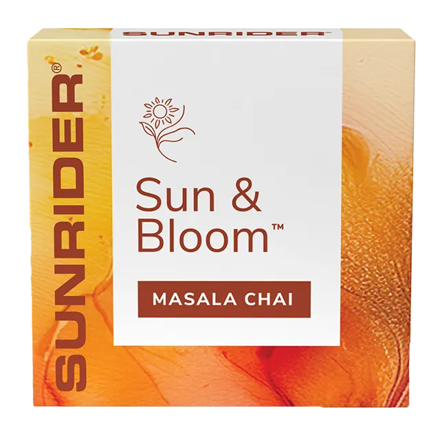 Sun & Bloom™ Floral Tea Blend | Masala Chai, official Sunrider packaging