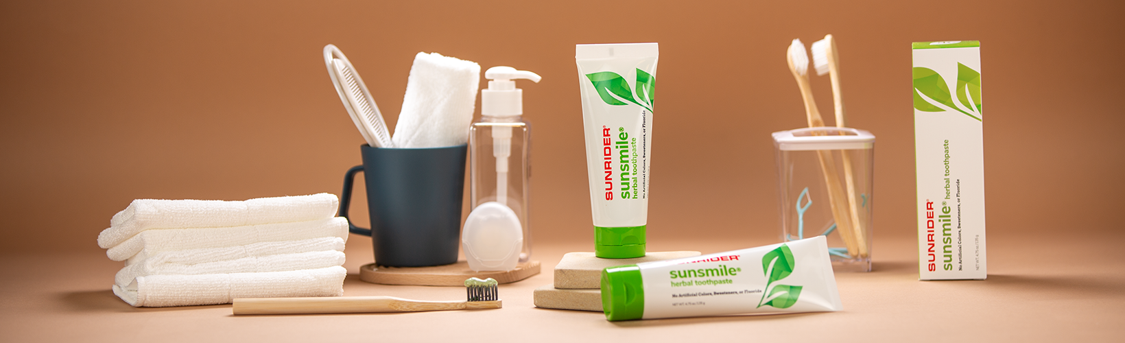 One Brush—A World of Difference: SunSmile® Herbal Toothpaste
