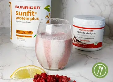 Raspberry Lemon Protein Shake SunFit