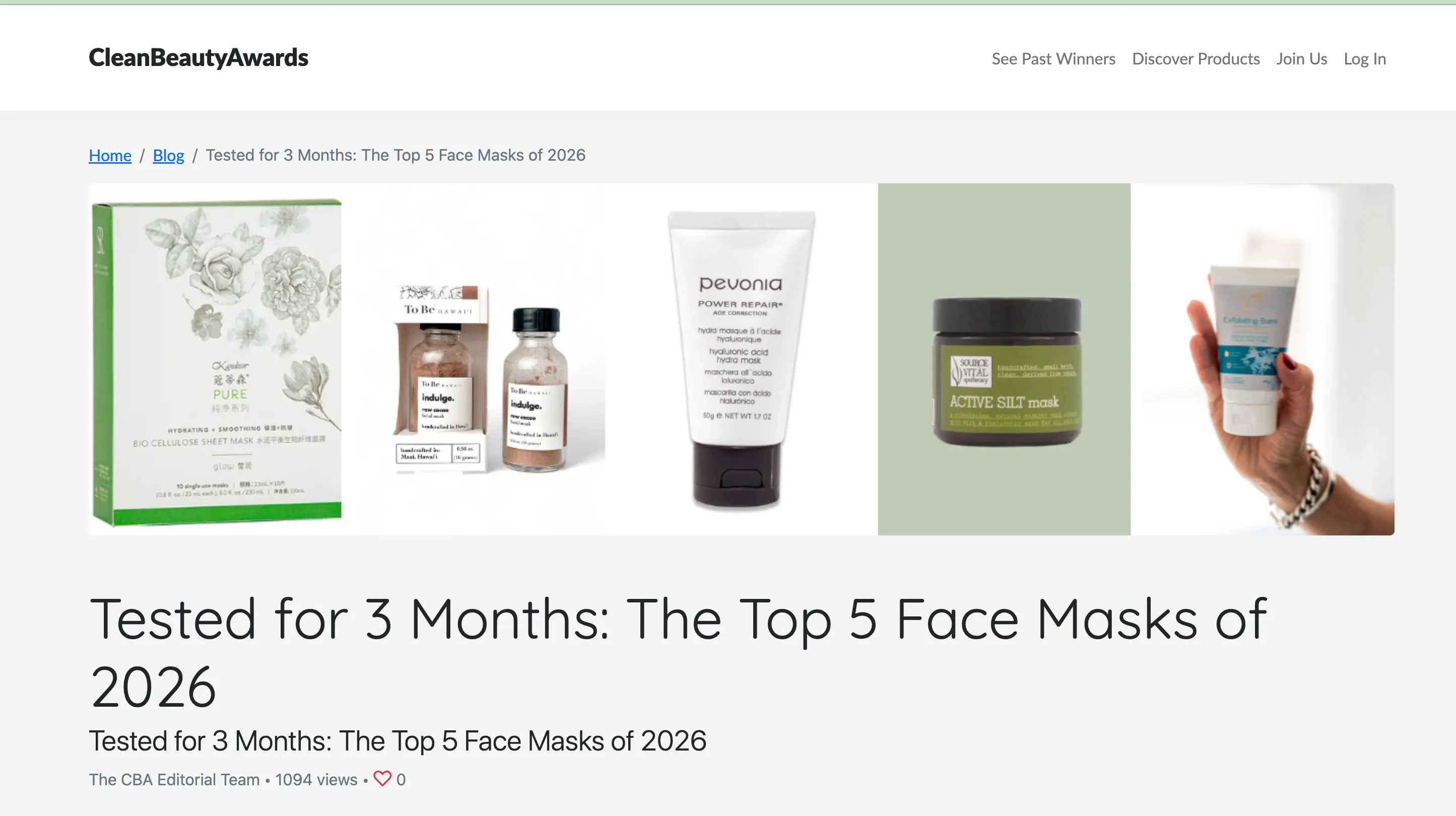 Kandesn® Pure Bio Cellulose Mask Featured in 2026 Clean Beauty Awards Showcase 
