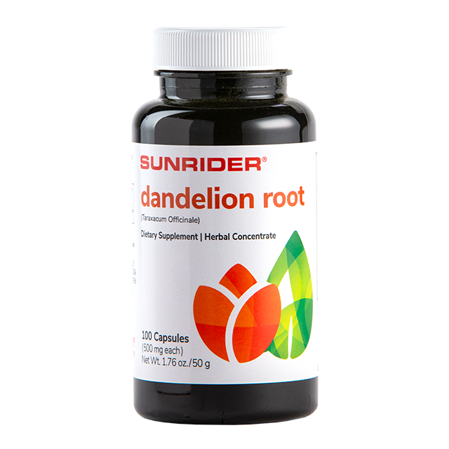 Dandelion Root | 100 Capsules (500 mg each capsule) | Sunrider
