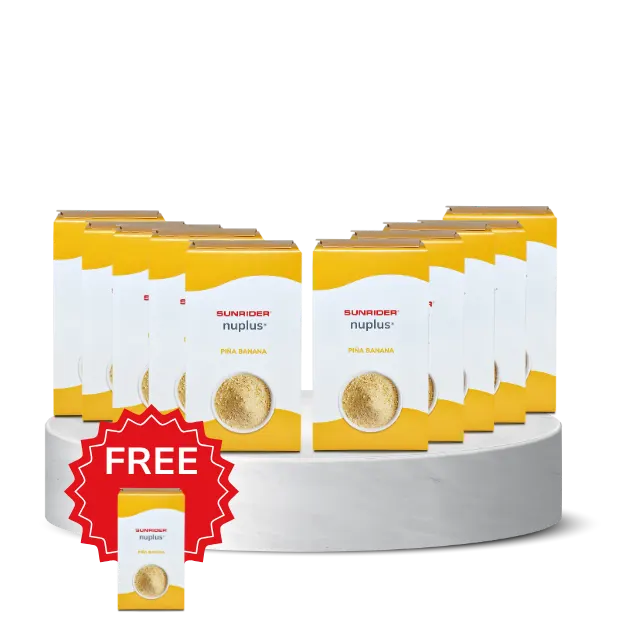 NuPlus® Pina Banana 10pk 15g/bag (Buy 10 Free 1)