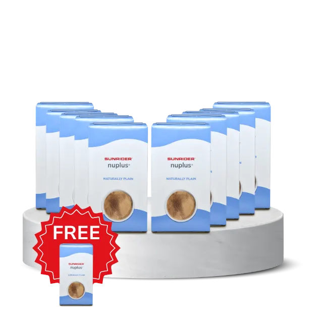 NuPlus® Naturally plain 10pk 15g/bag (Buy 10 Free 1)