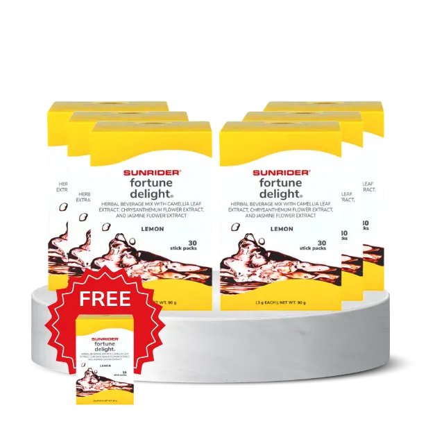 Fortune Delight® Lemon 30pk 3g/ Bag (Buy 6 Free 1)