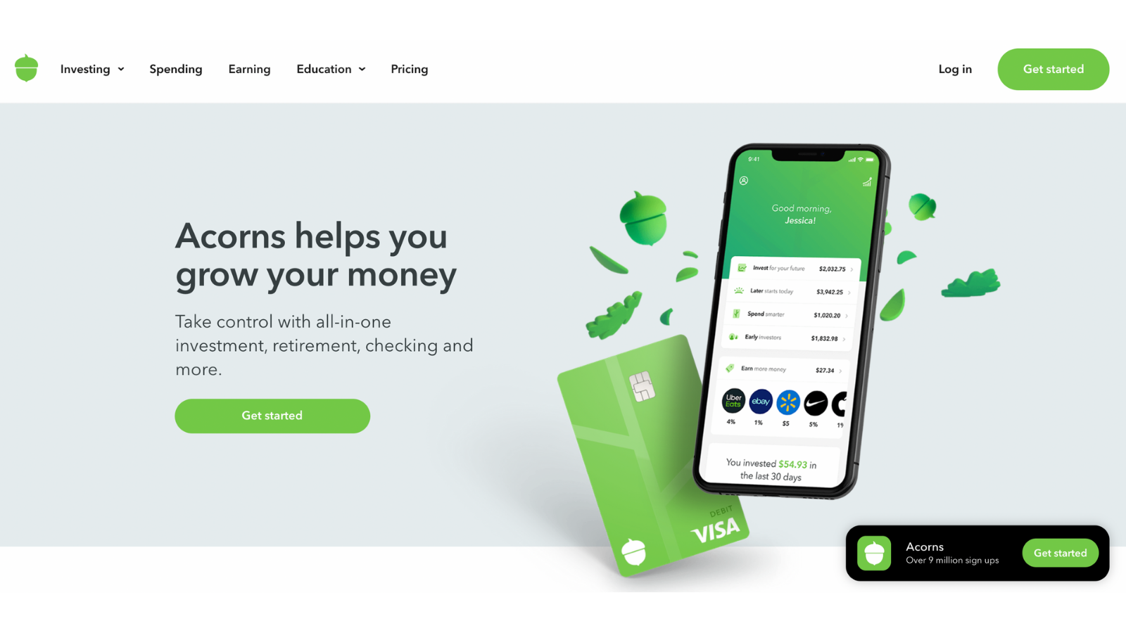 money saving app Acorn