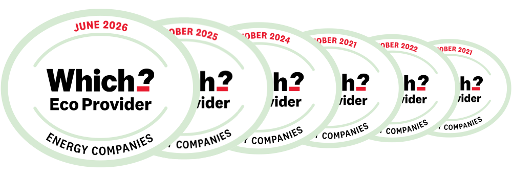 Which? Eco Provider logos 2026
